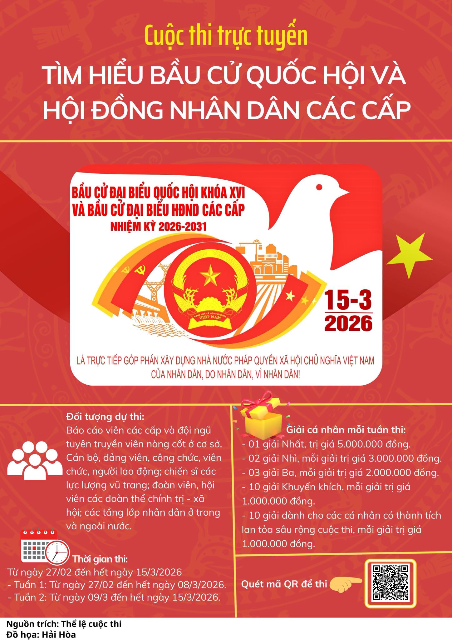 Thi truc tuyen bau cu